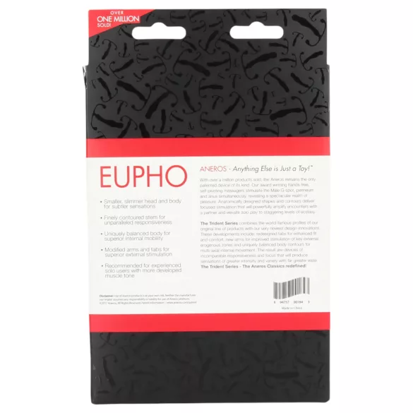 Aneros Eupho Trident - consolador prostático - silicona blanca