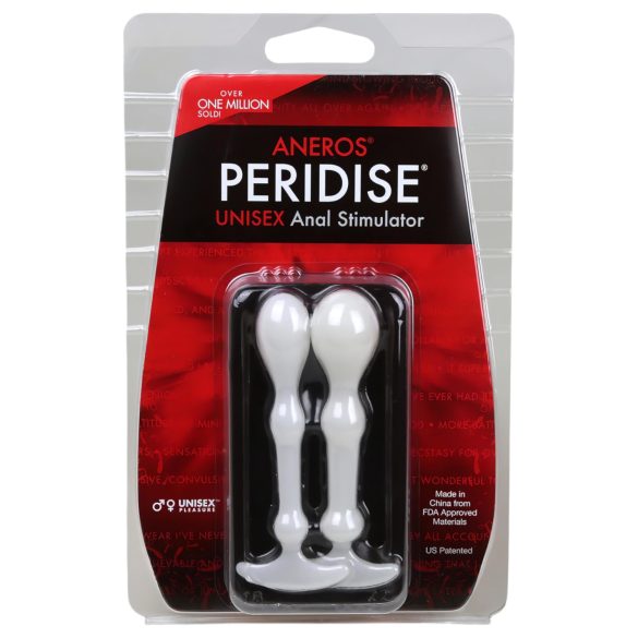 Aneros Peridise - Set de dildos anales - 2 pcs (blanco)