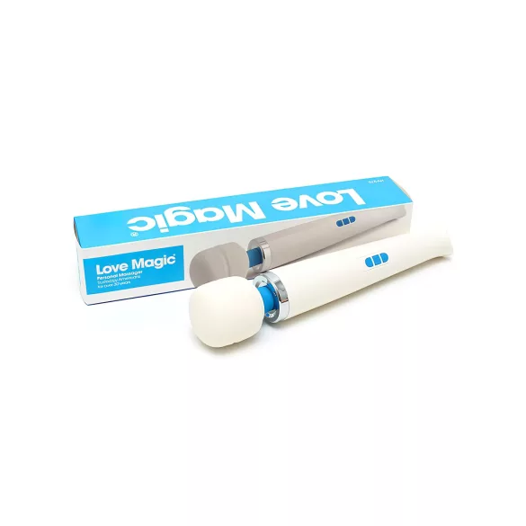 Love Magic Wand - vibrador masajeador recargable - blanco