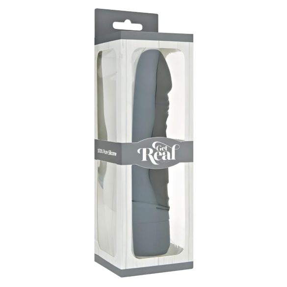 Vibrador realista de silicona negro