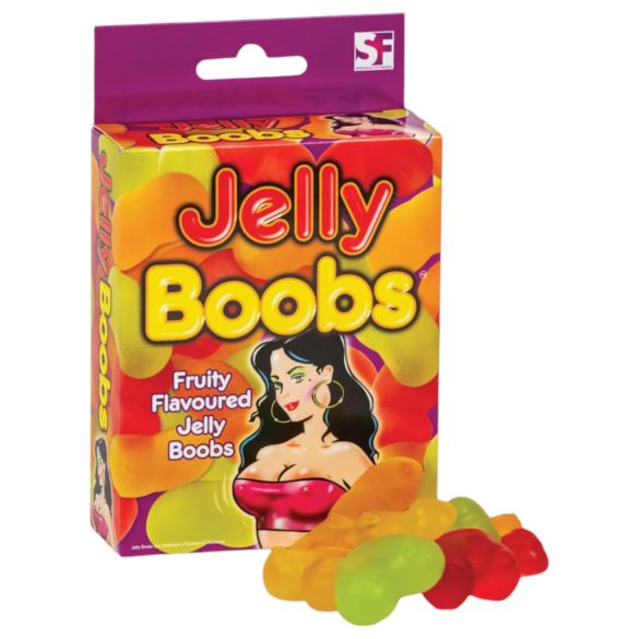 Jelly Boobs - golosinas de pechos - sabor frutas (120g)