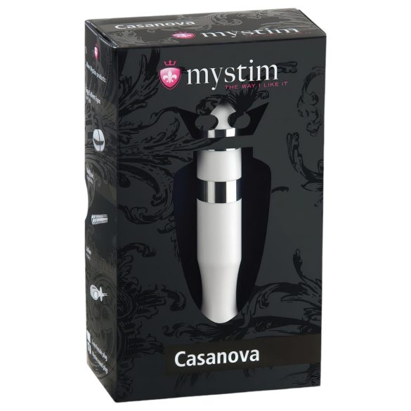 mystim Casanova - Varilla Dildo Electrónica (blanco)