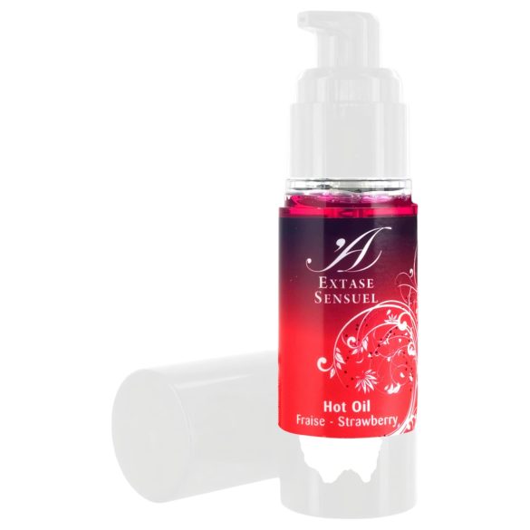 Extasis Sensual - Aceite de Masaje Caliente - Fresa (30ml)
