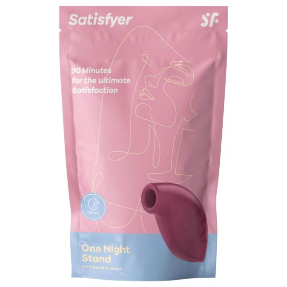 Satisfyer One Night Stand - succionador clitorial ondas de aire - rojo