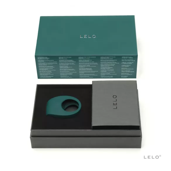 LELO Tor 2 - anillo vibrador recargable para pene - silicona verde