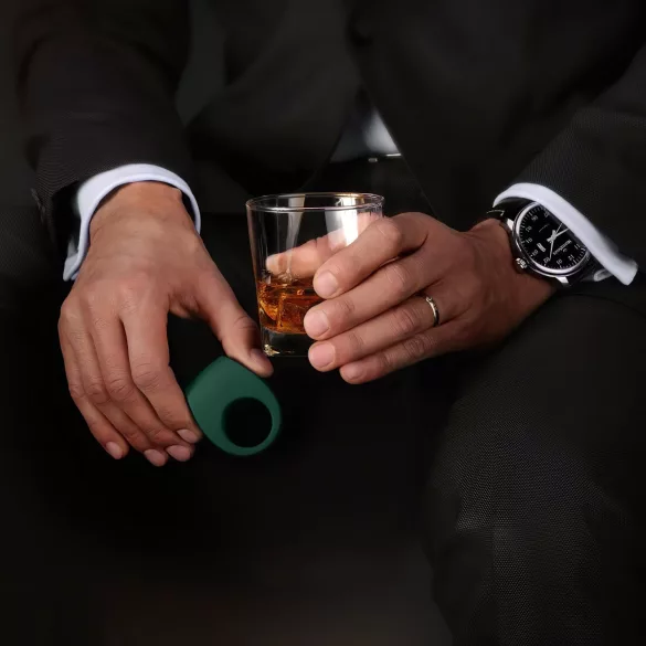 LELO Tor 2 - anillo vibrador recargable para pene - silicona verde