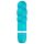 Vibrador Bcute Pearl - turquesa, impermeable y perlas 