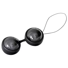   LELO Luna Noir - bolas chinas intercambiables - silicona negra