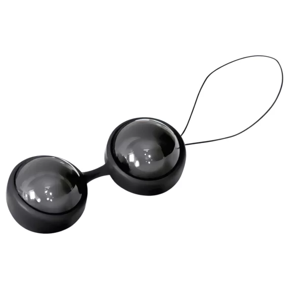 LELO Luna Noir - bolas chinas intercambiables - silicona negra
