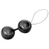 LELO Luna Noir - bolas chinas intercambiables - silicona negra