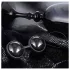 LELO Luna Noir - bolas chinas intercambiables - silicona negra