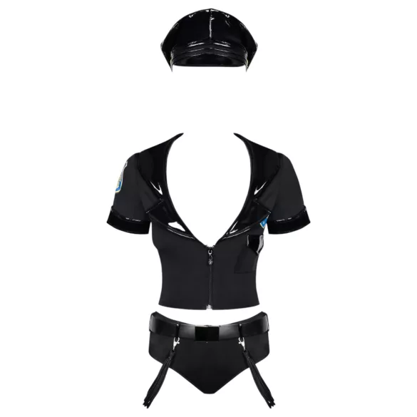 Obsessive - disfraz de policía sexy mujer - set completo - talla S/M
