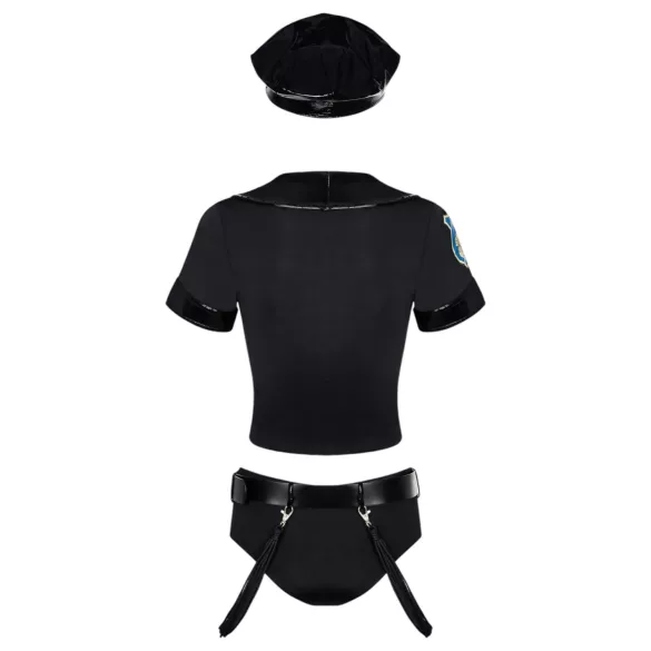 Obsessive - disfraz de policía sexy mujer - set completo - talla S/M