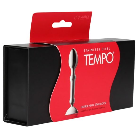 Aneros Tempo - dildo anal de acero (plata)