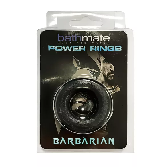 BathMate - anillo para pene de silicona Barbarian - negro