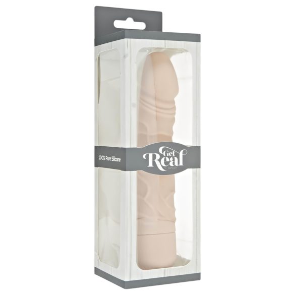 Clásico Get Real - vibrador realista de silicona (natural)