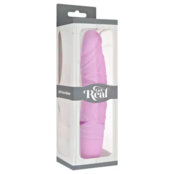 Classic Get Real - vibrador realista - silicona - rosa