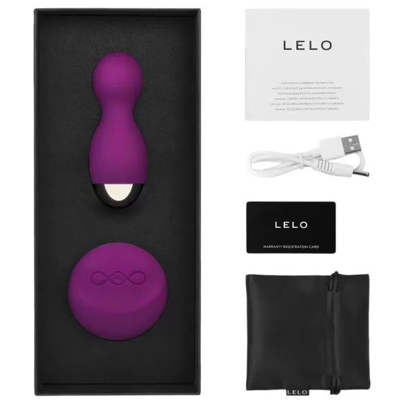 LELO - huevo vibrador rotatorio - silicona lila