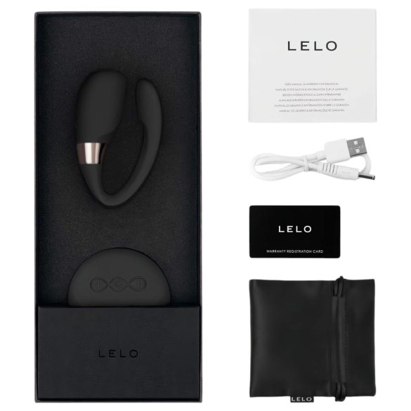 LELO Tiani 3 - vibrador para parejas - silicona - negro