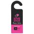 Set de dados eróticos con colgador de puerta (negro-rosa)