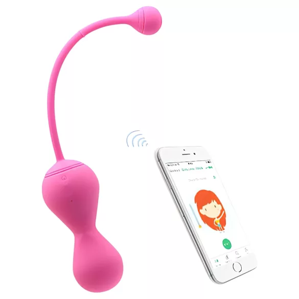 Magic Motion Kegel Master - Bola vaginal vibratoria con control por app (rosa)
