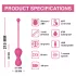 Magic Motion Kegel Master - Bola vaginal vibratoria con control por app (rosa)