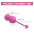 Magic Motion Kegel Master - Bola vaginal vibratoria con control por app (rosa)