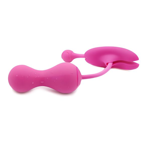 Magic Motion Kegel Master - Dúo de bolas geisha inteligentes (lila)