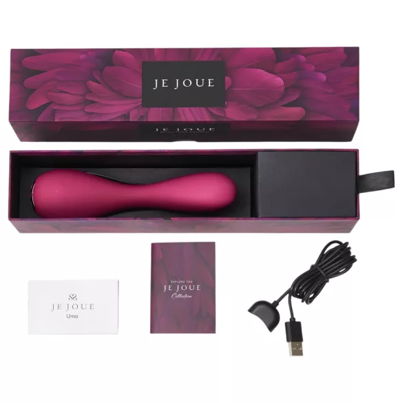 Je Joue Uma - vibrador punto G recargable impermeable silicona rosa
