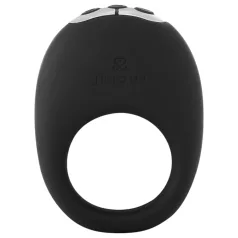   Je Joue Mio - anillo vibrador para pene recargable e impermeable - negro