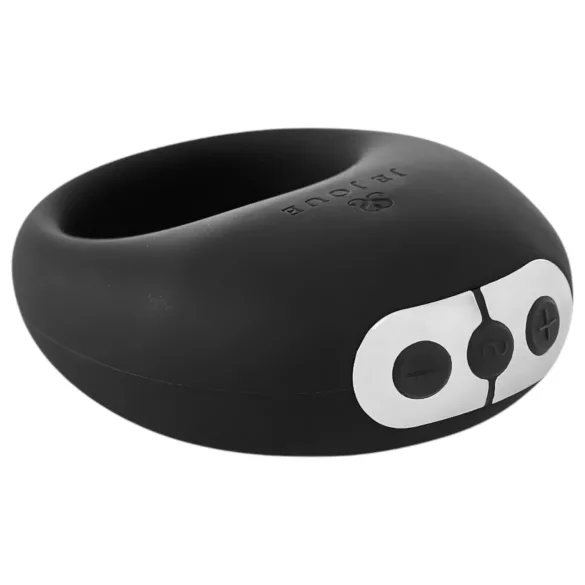 Je Joue Mio - anillo vibrador para pene recargable e impermeable - negro