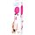 Bodywand Aqua: Vibrador Masajeador Impermeable (Blanco-Rosa)