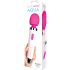 Bodywand Aqua: Vibrador Masajeador Impermeable (Blanco-Rosa)