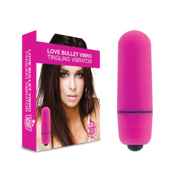 Bala de Amor - Mini vibrador impermeable (rosa)