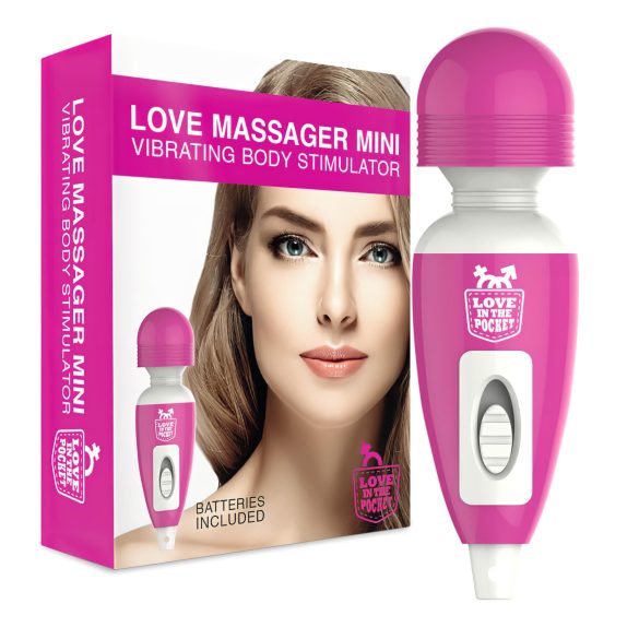 Varita de Amor - Mini Vibrador Masajeador (Rosa)