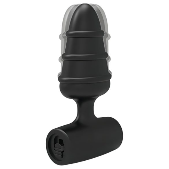Plug de Amor - mini vibrador anal (negro)