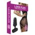 Plug de Amor - mini vibrador anal (negro)