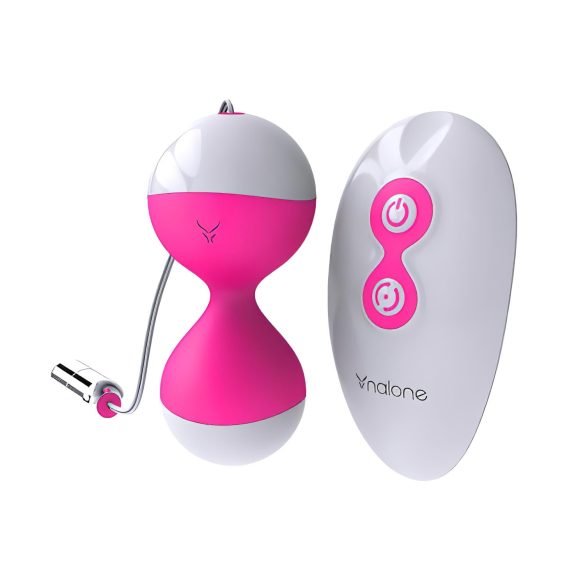 NALONE Miu Miu - bolas geisha dobles con control remoto (rosa)