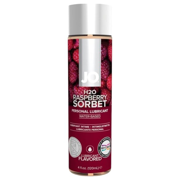 JO H2O frambuesa sorbete - lubricante a base de agua (120ml)