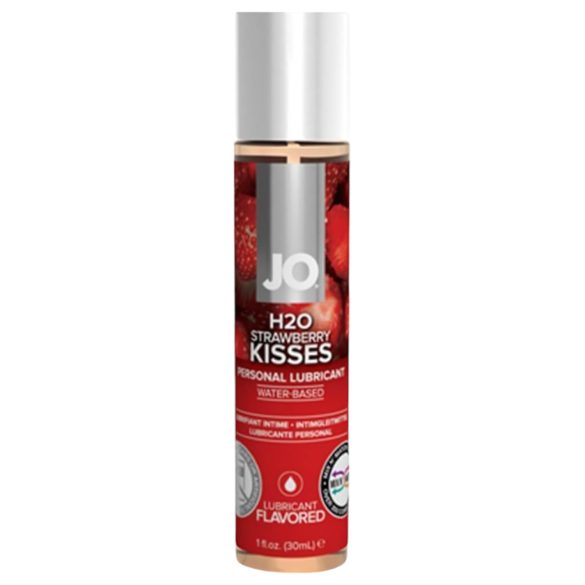 JO H2O beso de fresa - lubricante a base de agua (30ml)
