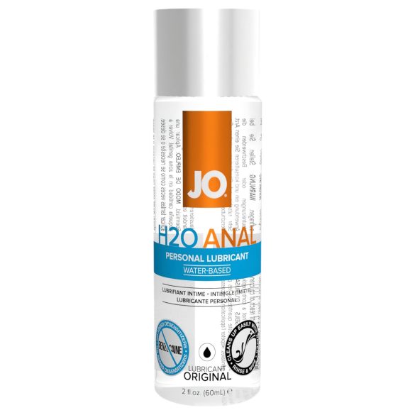 JO H2O Anal Original - Lubricante anal a base de agua (60ml)