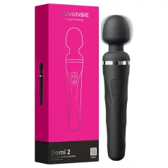   Lovense Domi 2 - Vibrador masajeador controlado por app (negro)