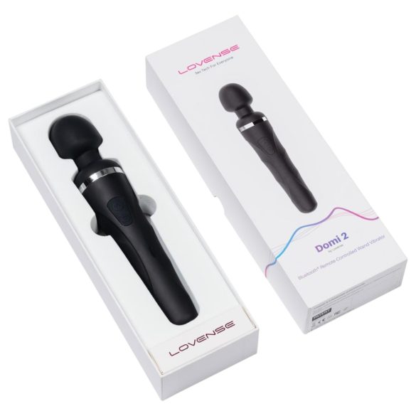 Lovense - Vibrador masajeador inteligente - recargable - negro