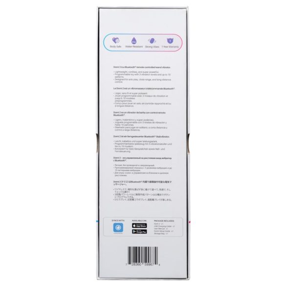 Lovense - Vibrador masajeador inteligente - recargable - negro