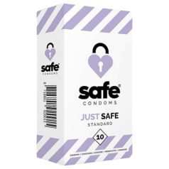 SAFE Just Safe - preservativo estándar - vainilla (10uds)
