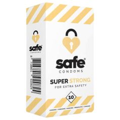 SAFE Super Strong - condón extra fuerte (10 uds)