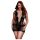 BACI Curvy - Mini vestido corto negro con corsé (XL-XXL)