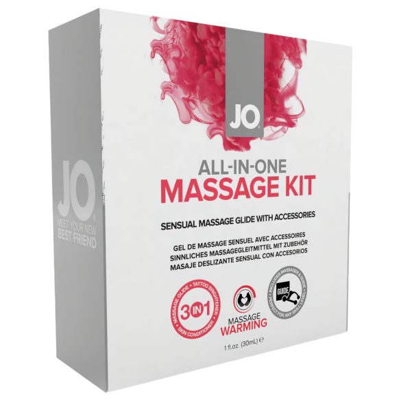 JO All-in-one: Set de masaje cálido (3 uds)