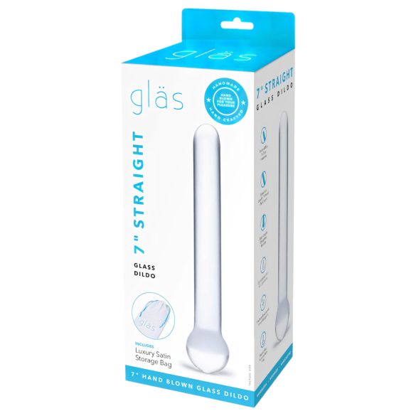 GLAS - dildo de vidrio clásico (transparente)