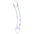 GLAS - Dildo doble de vidrio (transparente)